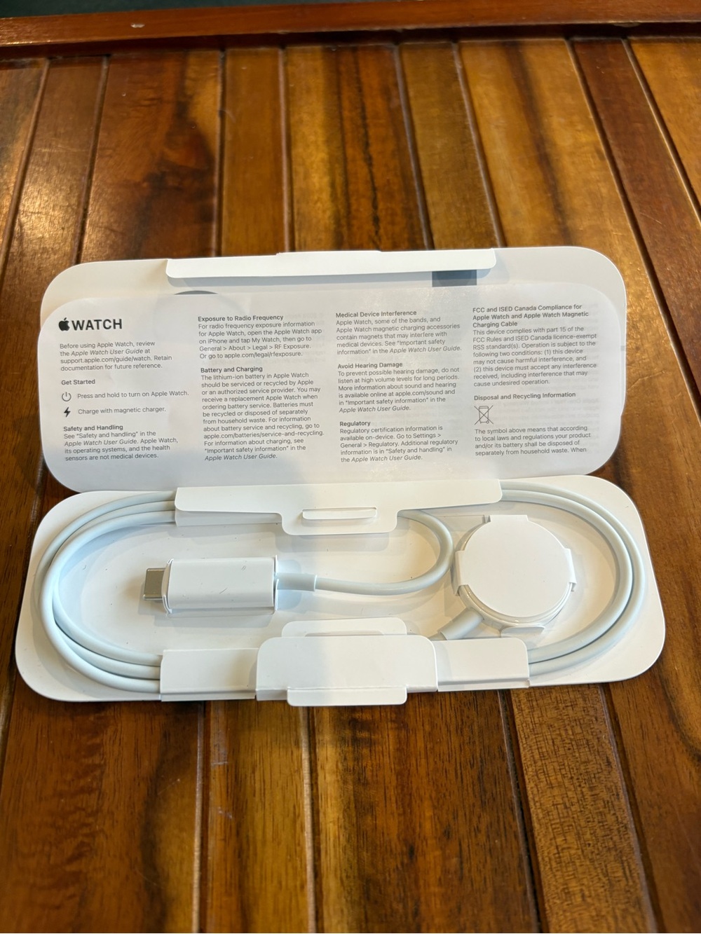 Apple USB-C Magnetic Watch Charging Cable — White